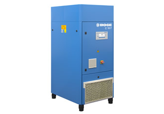 New BOGE compressor combines high free air delivery and energy efficiency with extremely quiet operation